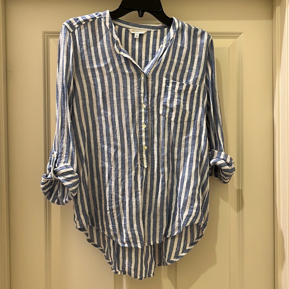 Lucky Linen top